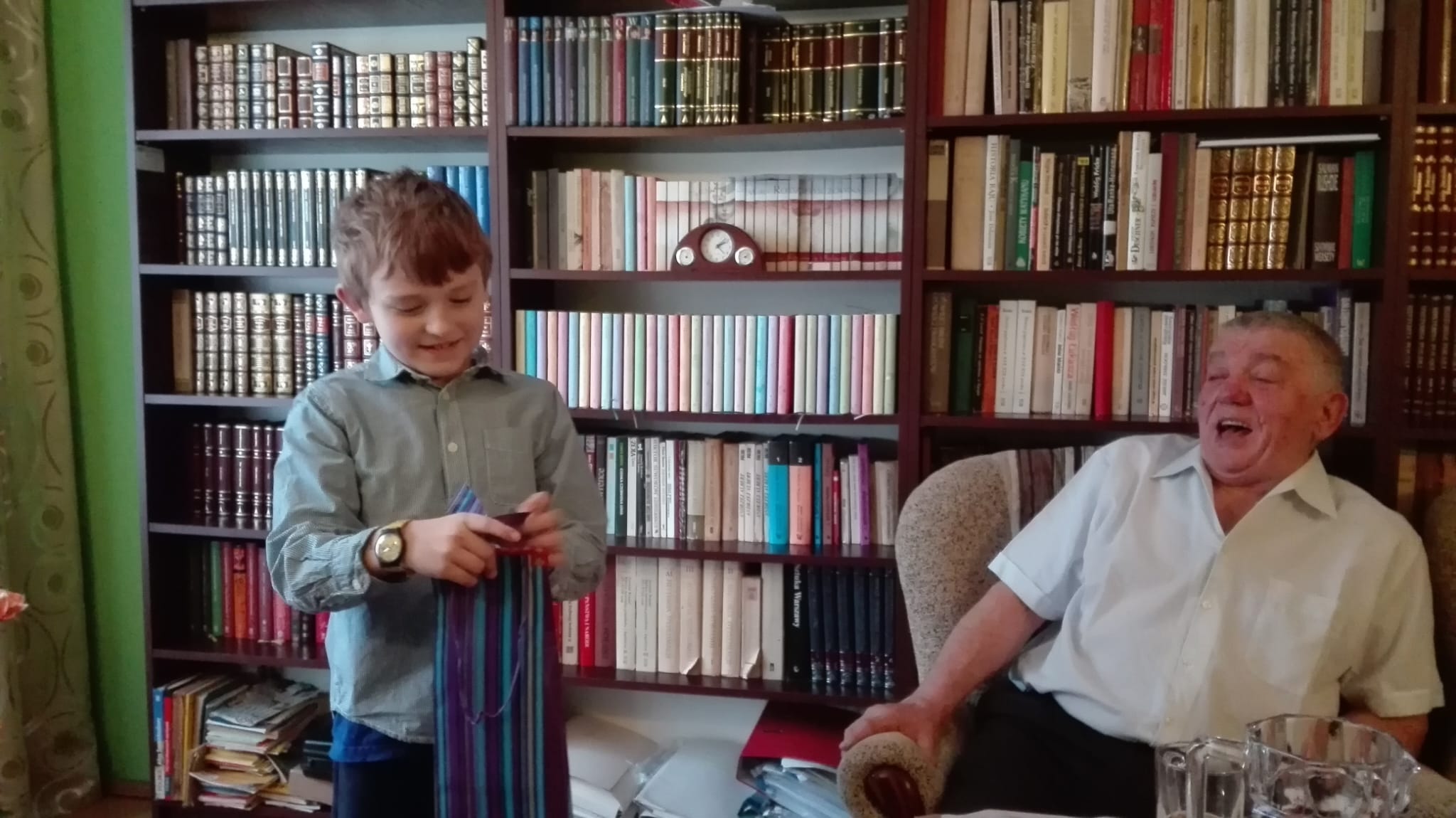 Bogdan W z synem Jakubem W